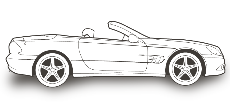 Mercedes-Benz SL R129 Refurbished Right Window Motor - 1298207442