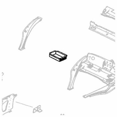 Mercedes-Benz W121 190SL Battery Box Panel - 1216200140