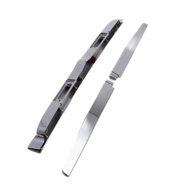 Mercedes-Benz SL R107 Genuine Rear Boot Lock Chrome Trim & Boot Handle ...