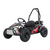 Coleman Powersports SK100 98cc Gas-Powered Go Kart, Black/Red