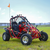 Massimo GKA200 169cc Gas Powered Two-Seat Go-Kart - Red
