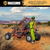 Massimo GKA200 169cc Gas Powered Two-Seat Go-Kart - Red