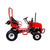 Massimo 125cc Single-Rider Mini Tractor Gas-Powered Go Kart, Red