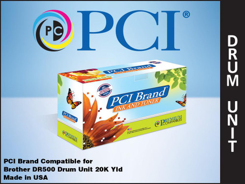 PCI Brand Brother DR500 Black Drum Unit