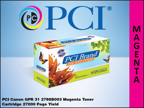 PCI Brand Canon 2798B003AA black toner cartridge