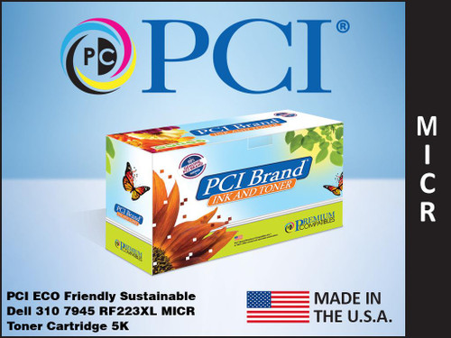 PCI Brand Dell 310 7945 MICR Toner Cartridge