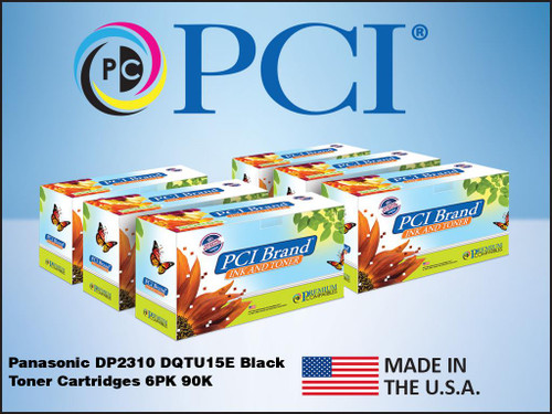 PCI Brand Panasonic DQTU15E Black Toner Cartridge