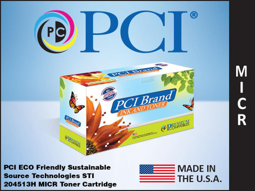 PCI Brand Source Technologies STI 204513H MICR Toner Cartridge 10k