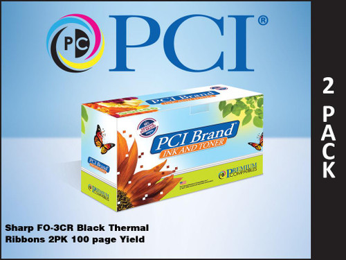 PCI Brand Sharp FO3C Black PCI Brand Ribbon