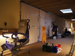 Preferred by hospitals from New York to Singapore, Curtain-Wall's® flexibility and ease of use can add privacy corridors and secure areas during crucial periods in minutes.