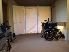 Preferred by hospitals from New York to Singapore, Curtain-Wall's® flexibility and ease of use can add privacy corridors and secure areas during crucial periods in minutes.