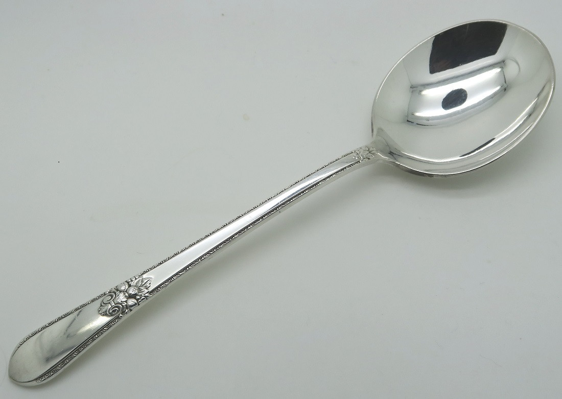Adoration by 1847 Rogers Bros. Round Bowl Gumbo Soup Spoon 7 1/8
