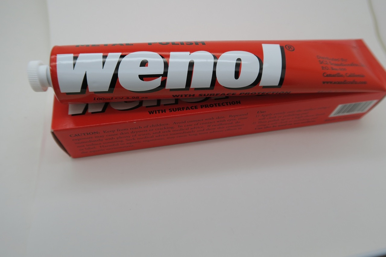 Wenol Metal Polish Red Tube (100 ml. Case of 6 Tubes)