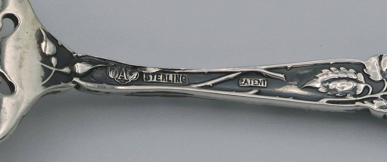 Bridal Rose by Alvin Sterling Silver Sardine Fork 4 ¼”