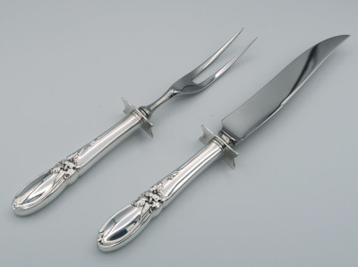 White Orchid by Community steak carving set