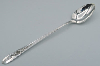 Royal Rose by Nobility Plate Oneida ice tea spoon