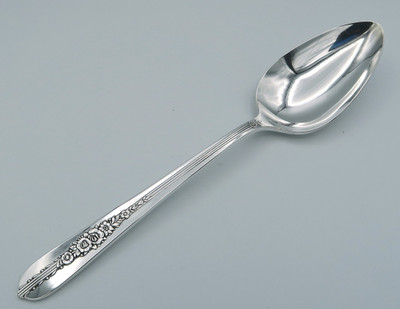 Royal Rose by Nobility Plate Oneida serving spoon