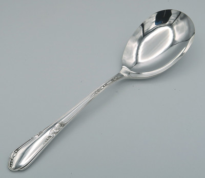 Meadowbrook berry spoon by Wm A Rogers Oneida