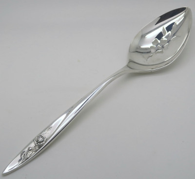 Morning Rose by Community pierced serving spoon