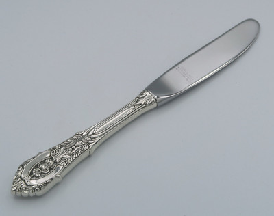 Rose Point Sterling by Wallace butter spreader