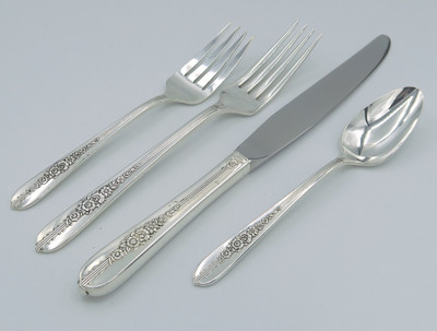 Royal Rose by Nobility Plate 4-piece place setting