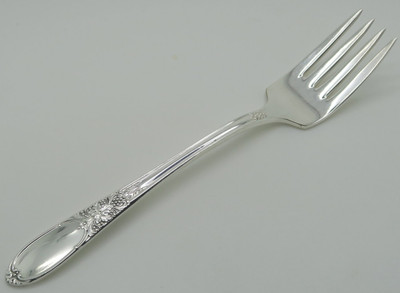 Burgundy salad fork