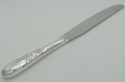 Burgundy by Wm Rogers modern hollow dinner knife