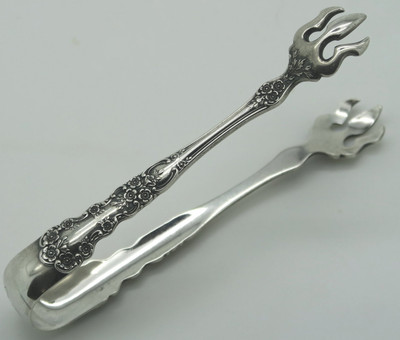 Gorham sterling buttercup tongs
