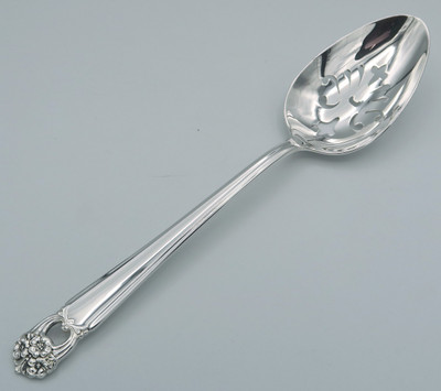 Eternally Yours by 1847 Rogers Bros pierced serving spoon