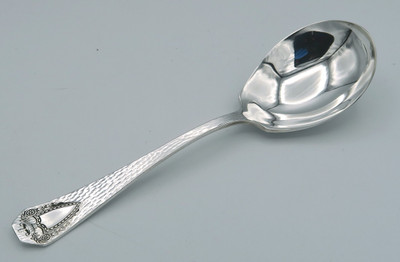 Heraldic by 1847 Rogers Bros sugar spoon