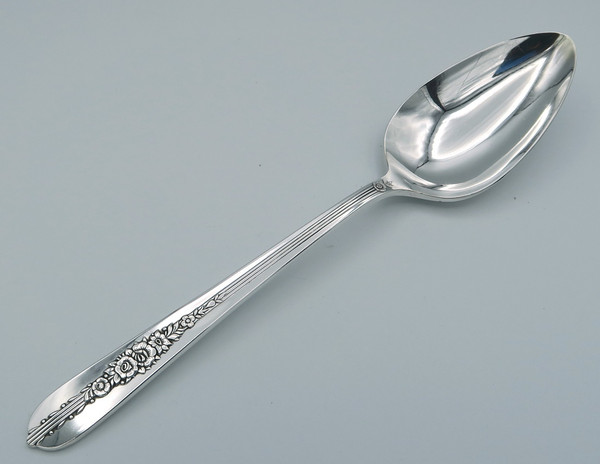 Royal Rose by Nobility Plate Oneida serving spoon
