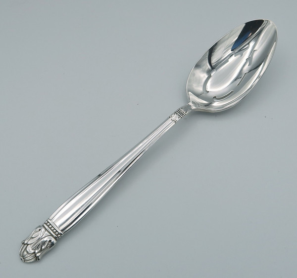 Danish Princess by Holmes & Edwards pierced serving spoon