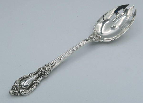 Eloquence by Lunt pierced serving spoon