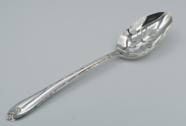 Exquisite by Wm Rogers & Son pierced serving spoon