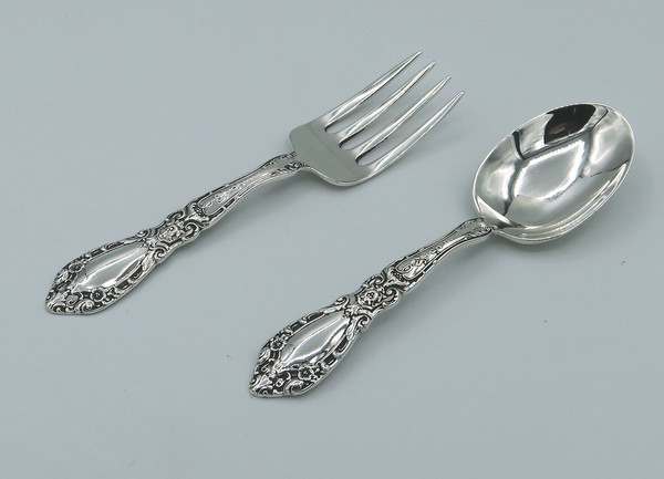 Prince Eugene by Alvin 2-piece sterling baby set