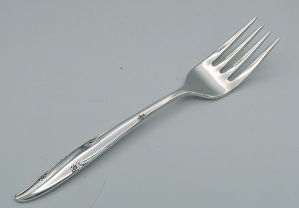 Silver Flower by Community salad fork