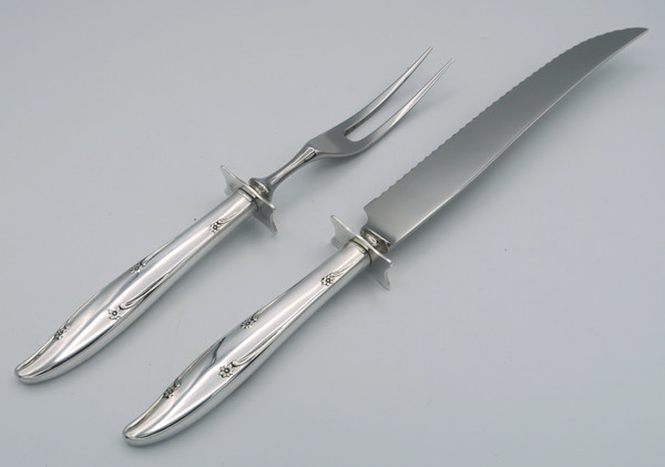 Silver Flower by Community carving set