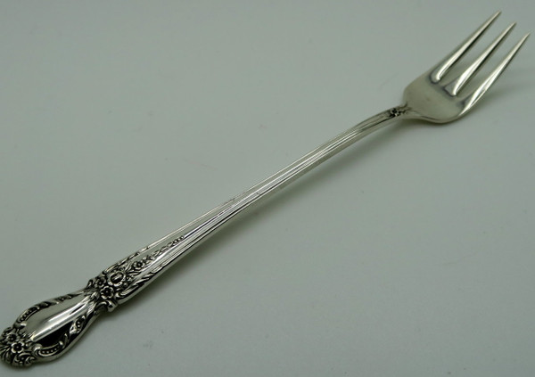 Cocktail Fork in the Brocade pattern by International  