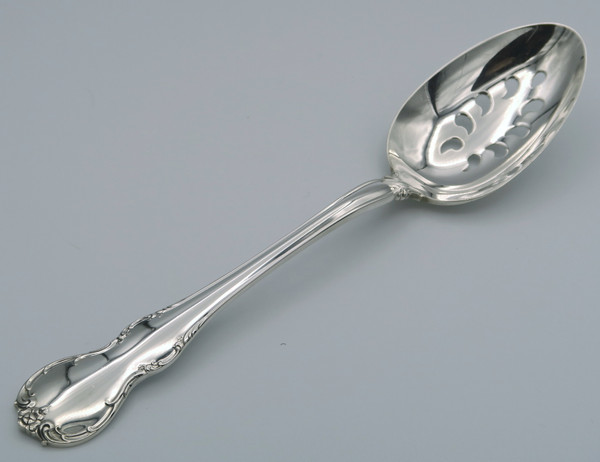 french Provincial by Towle pierced serving spoon