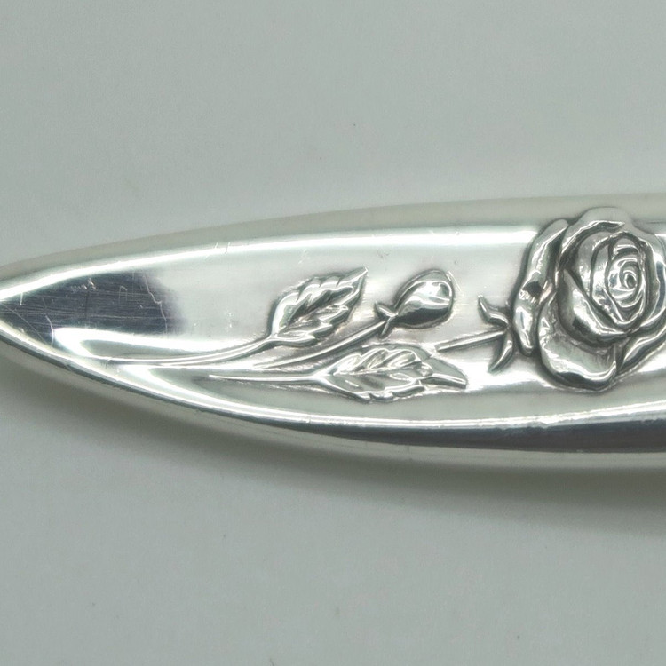 Oneida Community MORNING ROSE 1960 Silver Plate 4 Salad Forks Flatware