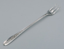 Royal Rose by Nobility Plate Onedia Seafood Cocktail Fork 6 1/8