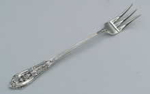 Rose Point by Wallace 1934 Sterling seafood cocktail fork 5 1/2
