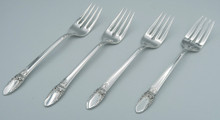 First Love by 1847 Rogers Bros IS 1937 Salad Fork 6 3/4