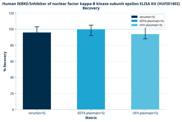 Human IKBKE/Inhibitor of nuclear factor kappa-B kinase subunit epsilon ELISA Kit (HUFI01402)