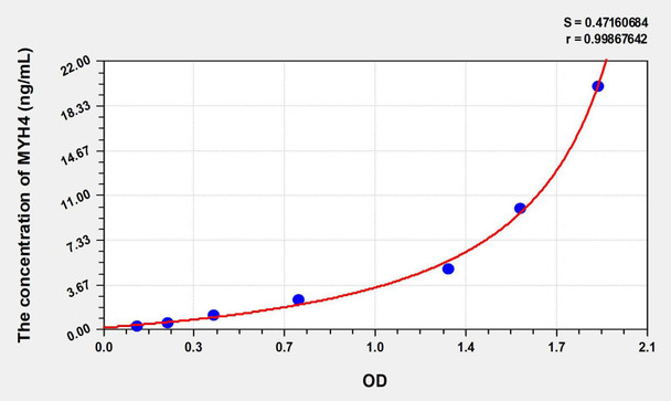 Human MYH4 (Myosin Heavy Chain 4, Skeletal Muscle) ELISA Kit (AEKE01005)