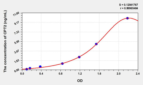 Rat CPT2 (Carnitine Palmitoyltransferase 2, Mitochondrial) ELISA Kit (AEKE01675)