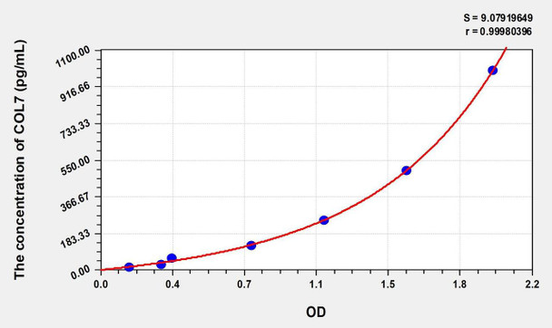 Human COL7 (Collagen Type VII) ELISA (Small Sample Volume) (AEKE07396)