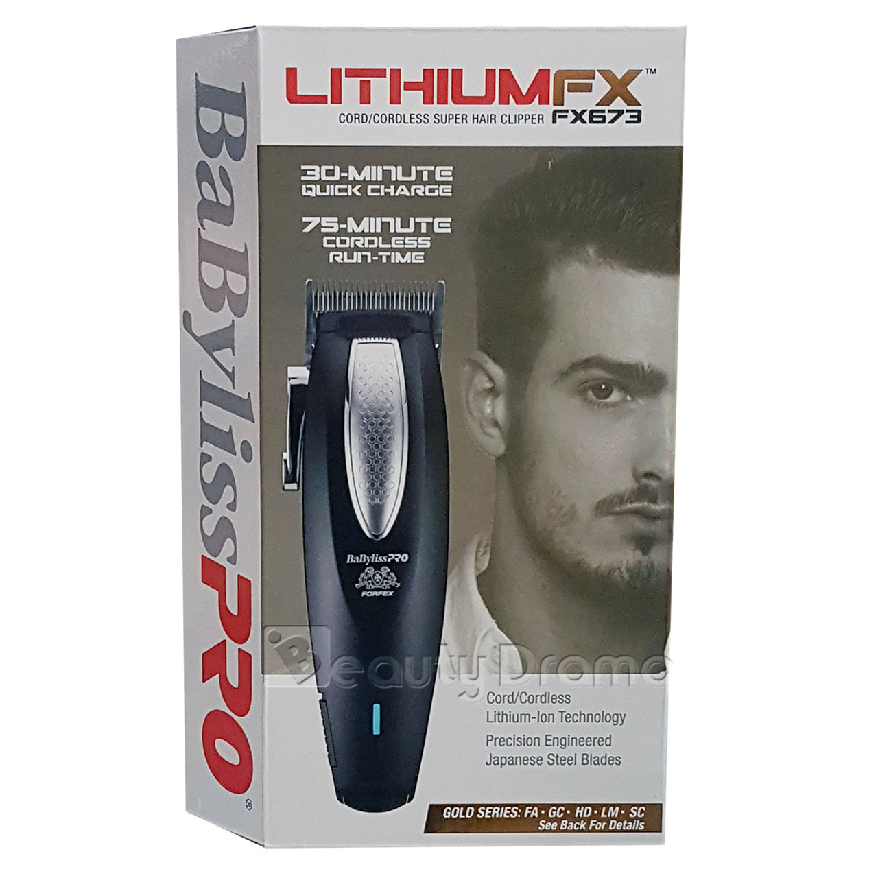 babyliss men's hair clippers cordless