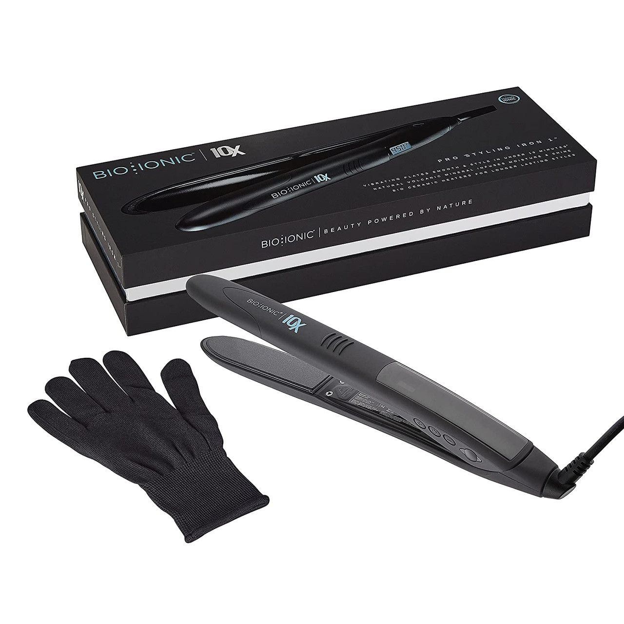 BIO IONIC 10X Pro Styling Flat Iron 1 Inch