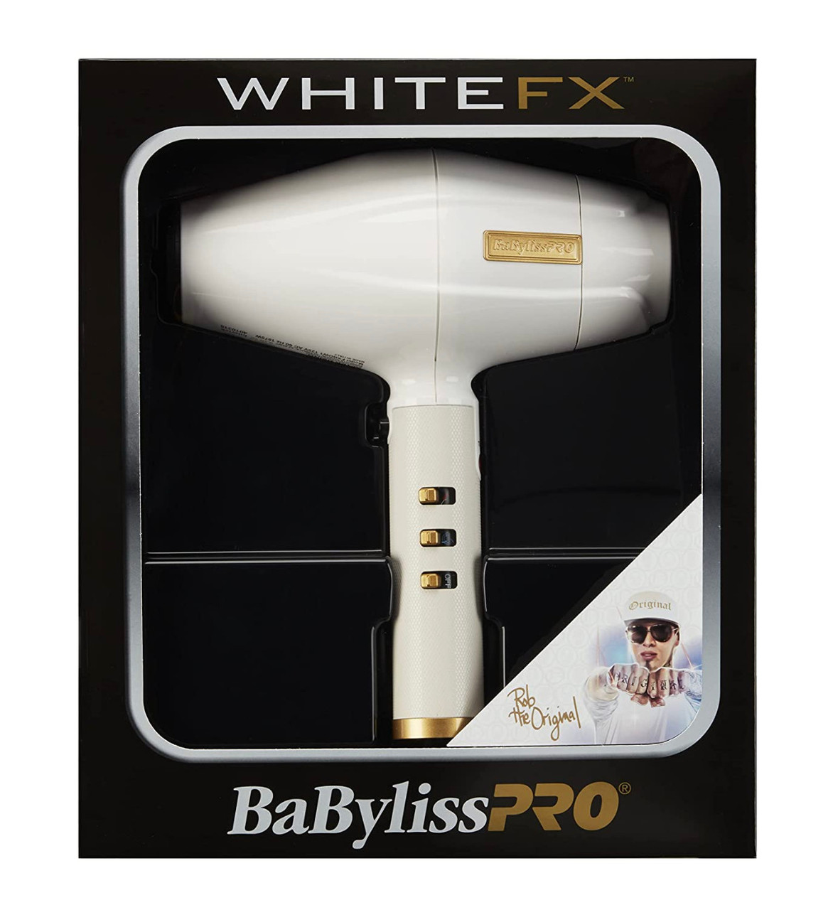 BaByliss®PRO Rob the Original White FX Dryer 1875 Watt